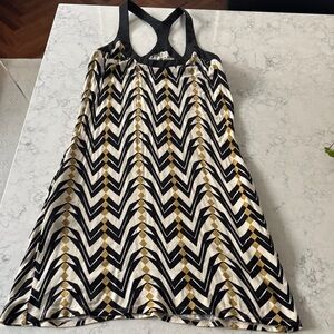 Vintage sass & bide Chevron mini dress